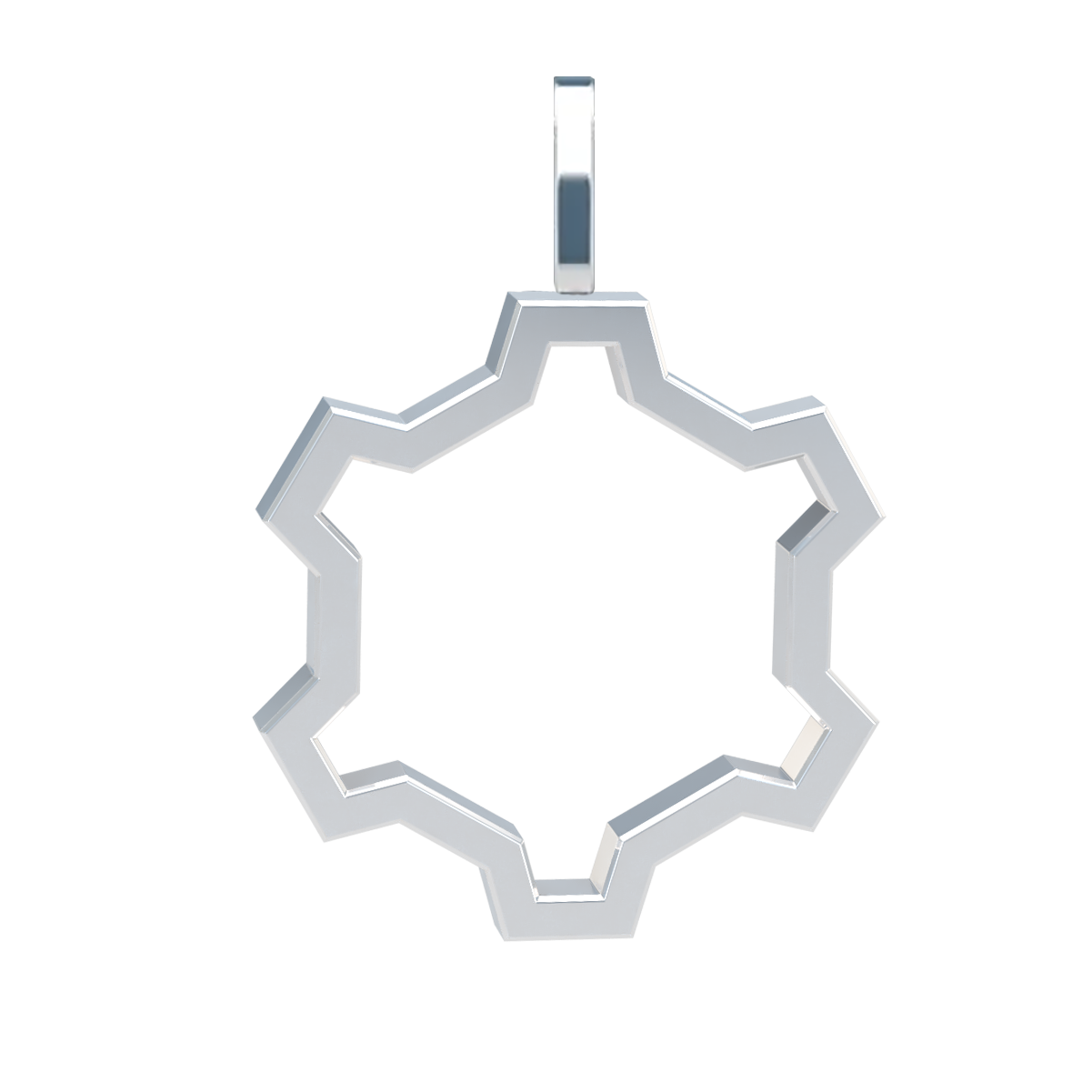 VCL Gear cog Pendant