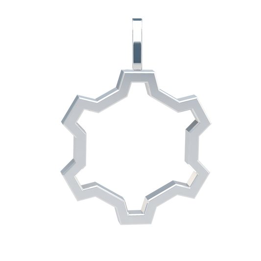 VCL Gear cog Pendant