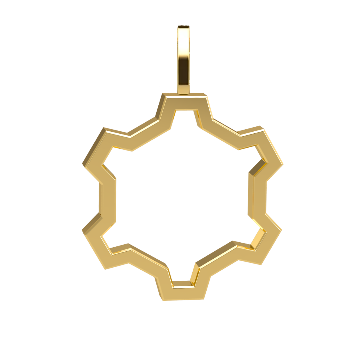 VCL Gear cog Pendant