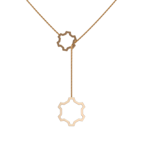 Gear Lariat Necklace | Joaillerie VCL