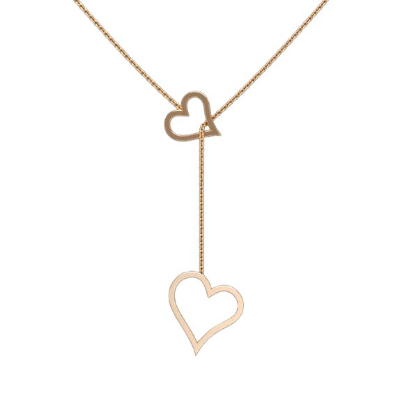 Heart Lariat Necklace
