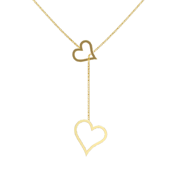 Heart Lariat Necklace