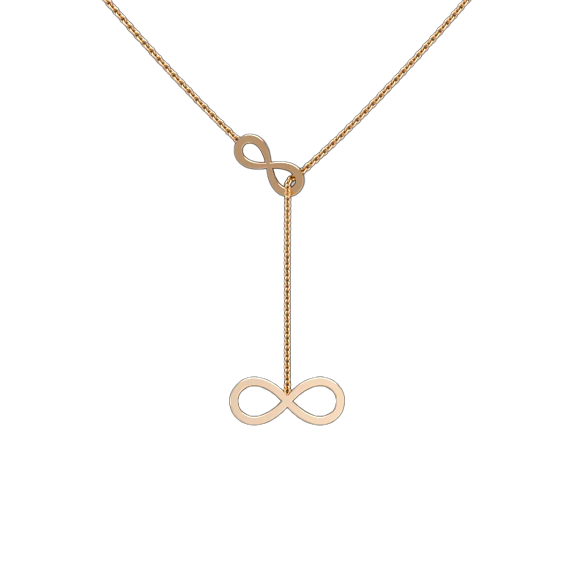 Infinity Lariat Necklace
