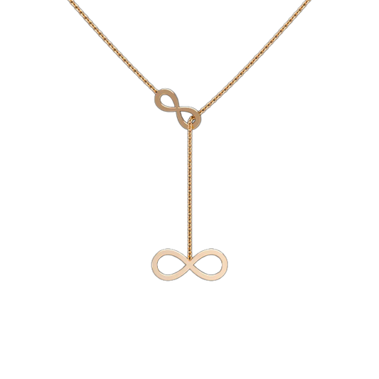 Infinity Lariat Necklace