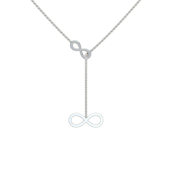 Infinity Lariat Necklace