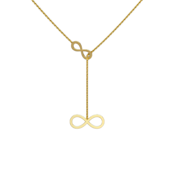 Infinity Lariat Necklace