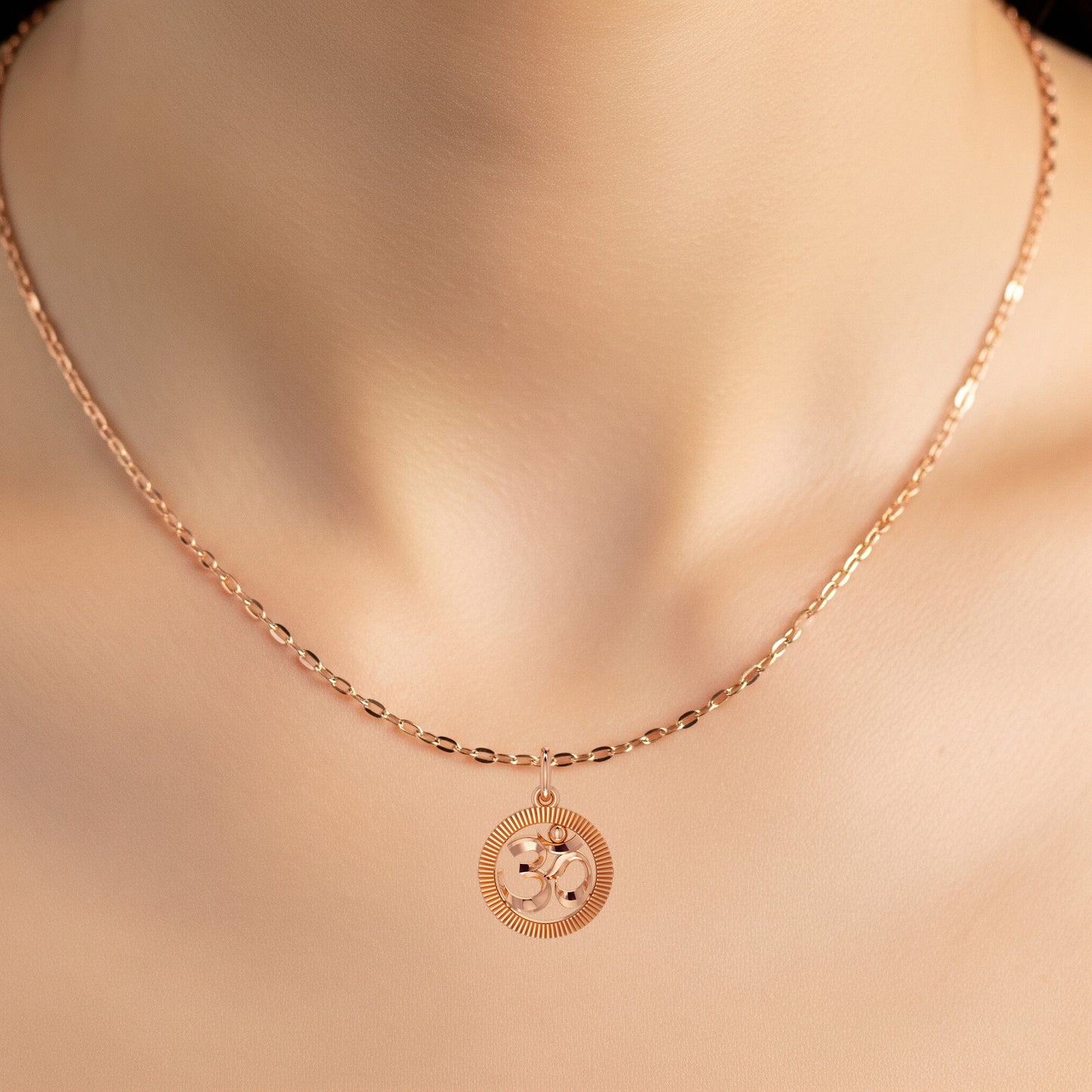 Gold Om Pendant
