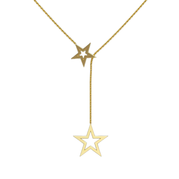 Star Lariat Necklace