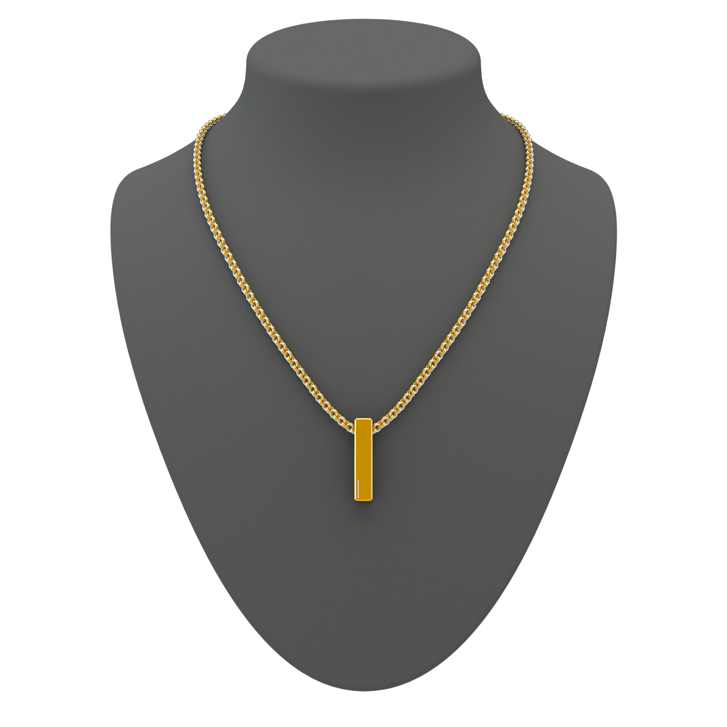 Pure Monolyth Pendant 20 Inch Chain - ™ Joaillerie VCL