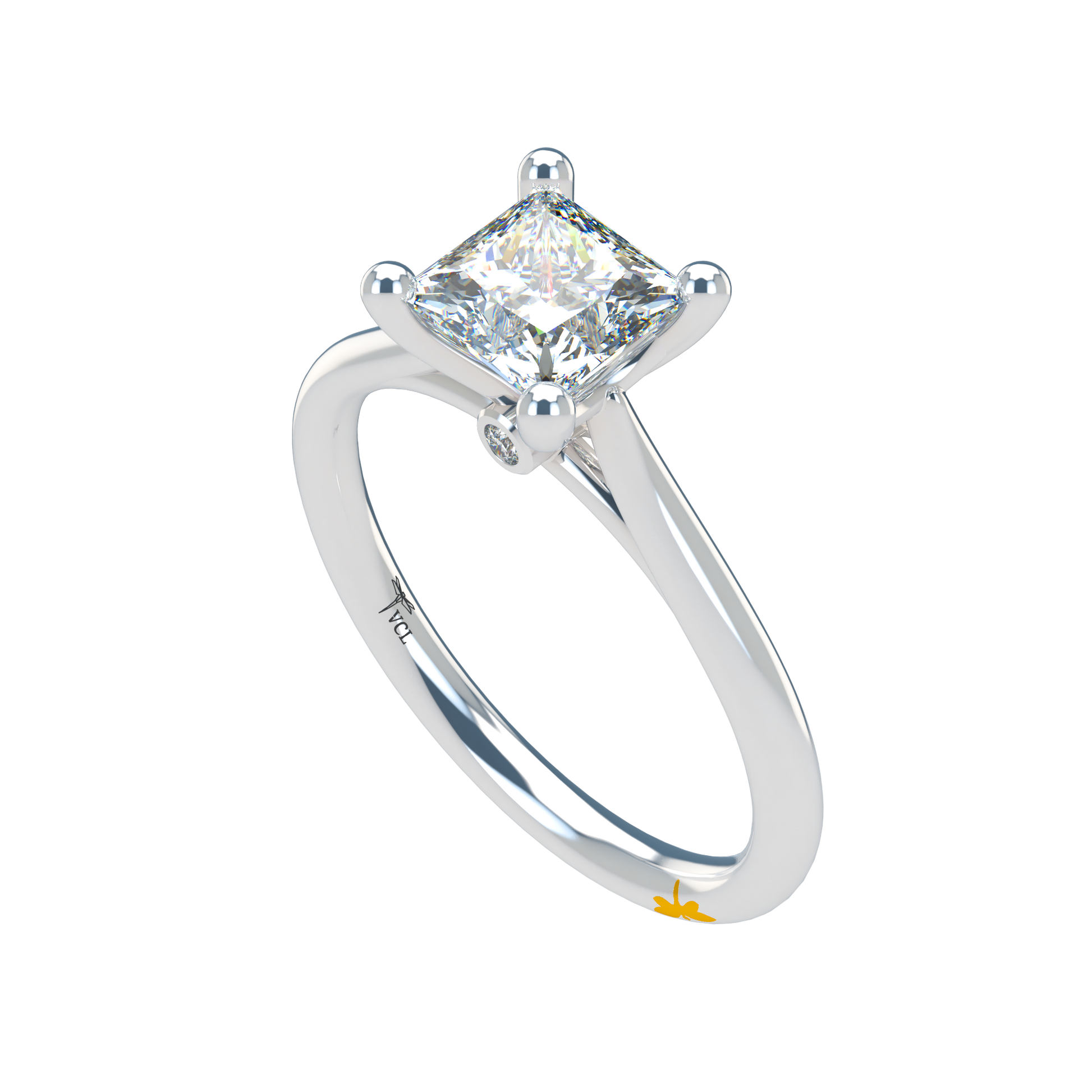 Agnes Princess Cut 1.00-1.29cts - ™ Joaillerie VCL