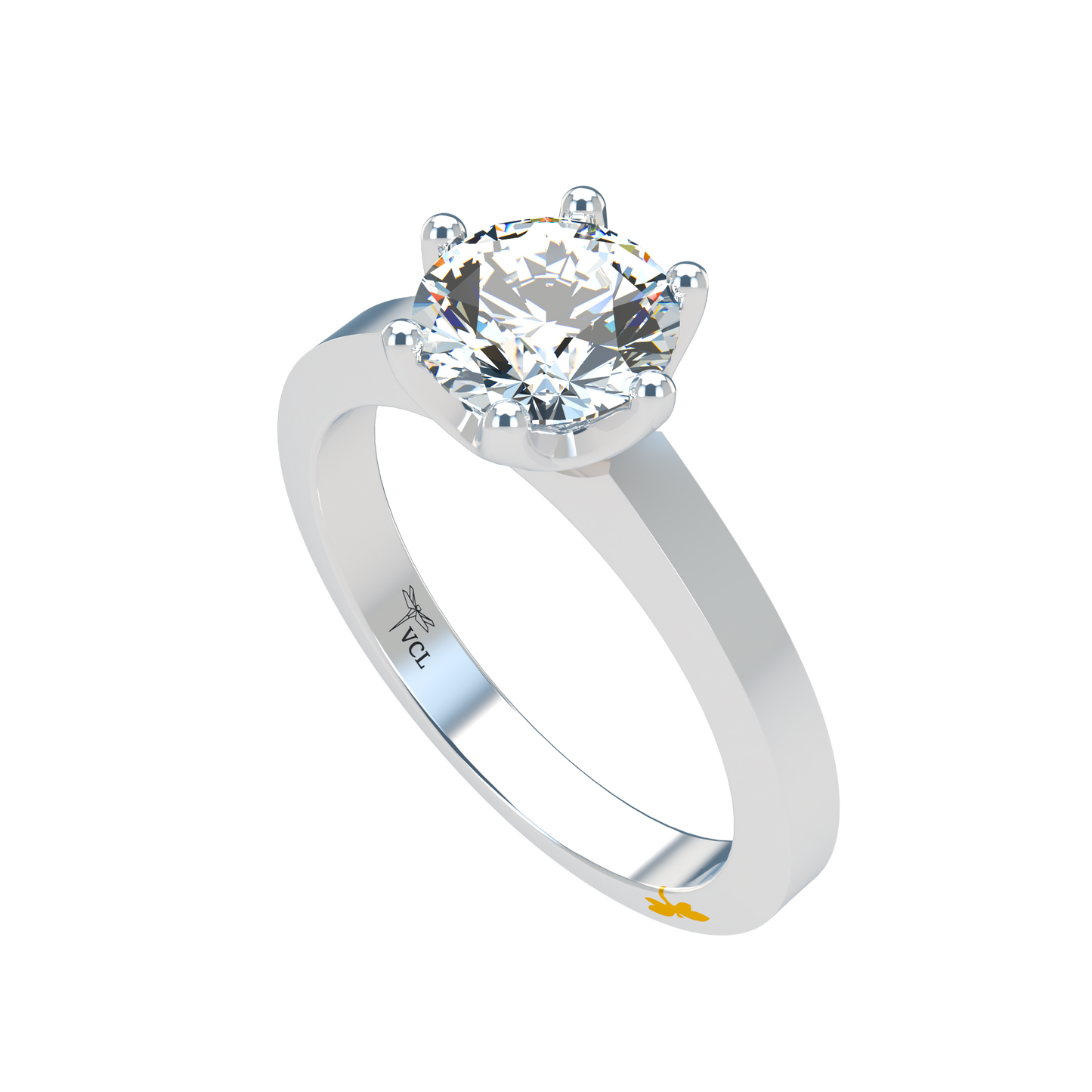 Albany Solitaire Plain 1.00-1.29cts - ™ Joaillerie VCL