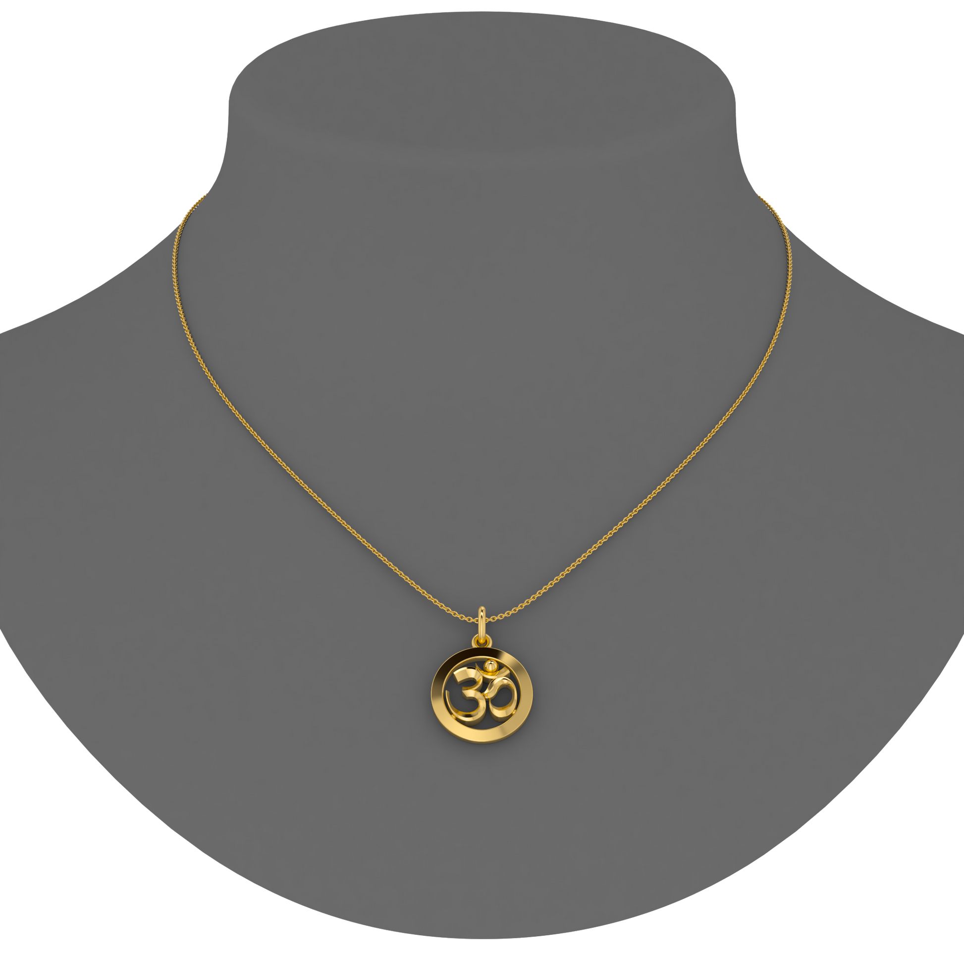 Om Pendant Plain - ™ Joaillerie VCL