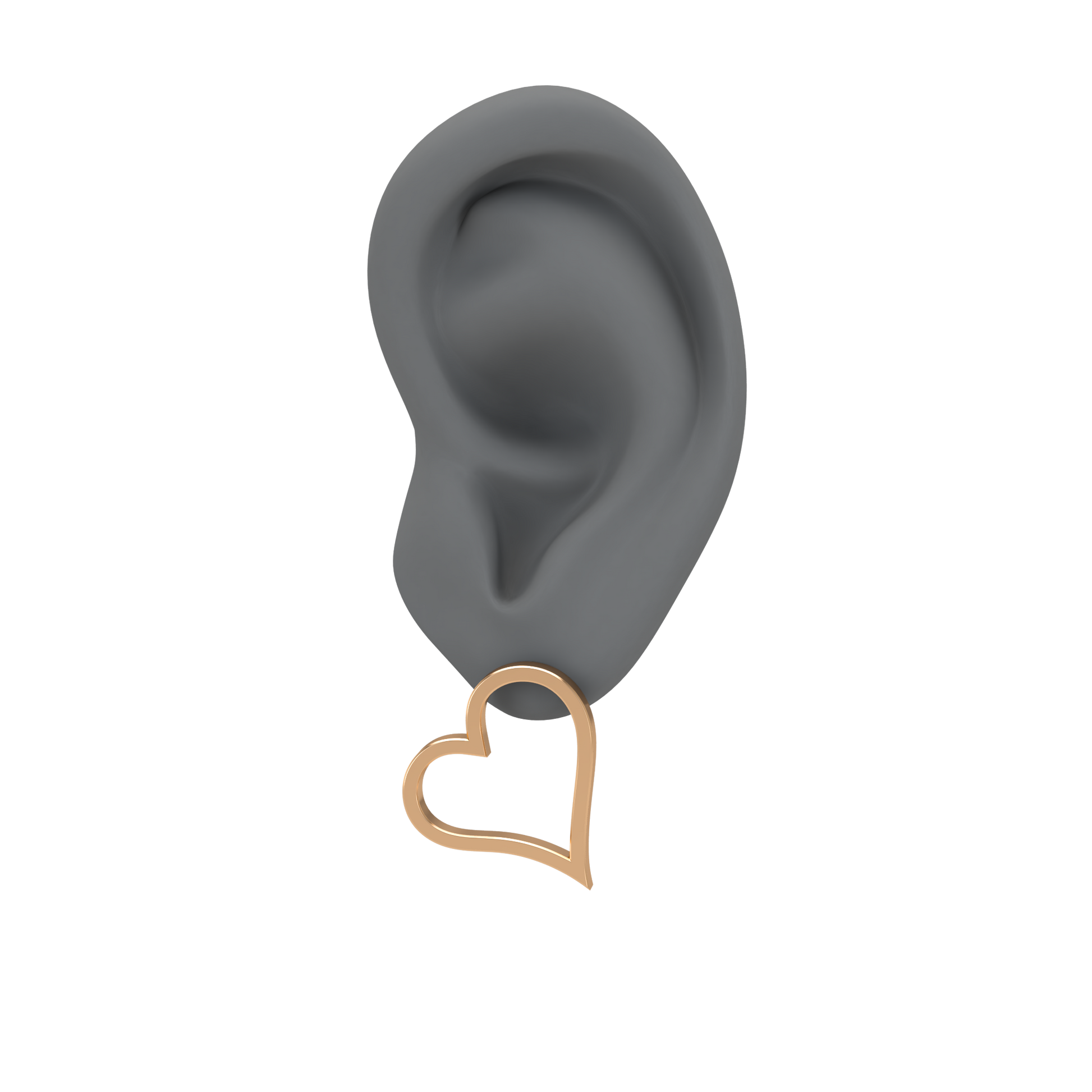 Heart Earring - ™ Joaillerie VCL