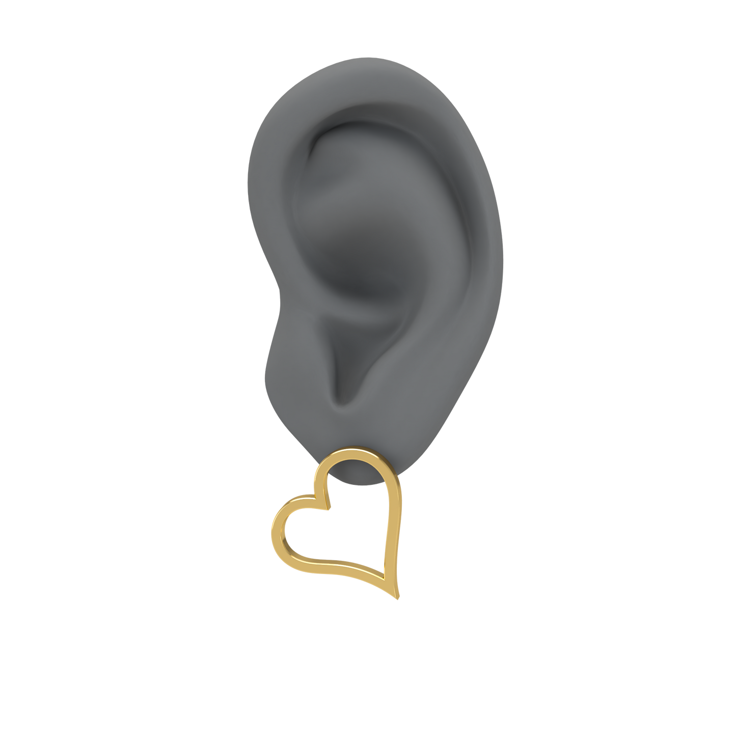 Heart Earring - ™ Joaillerie VCL