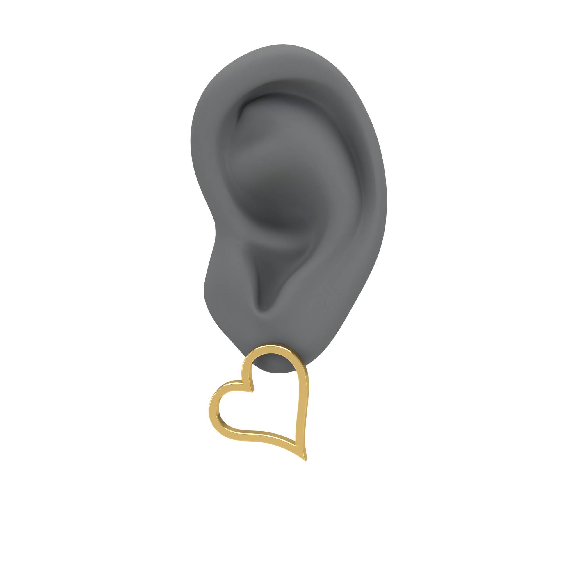 Heart Earring - ™ Joaillerie VCL