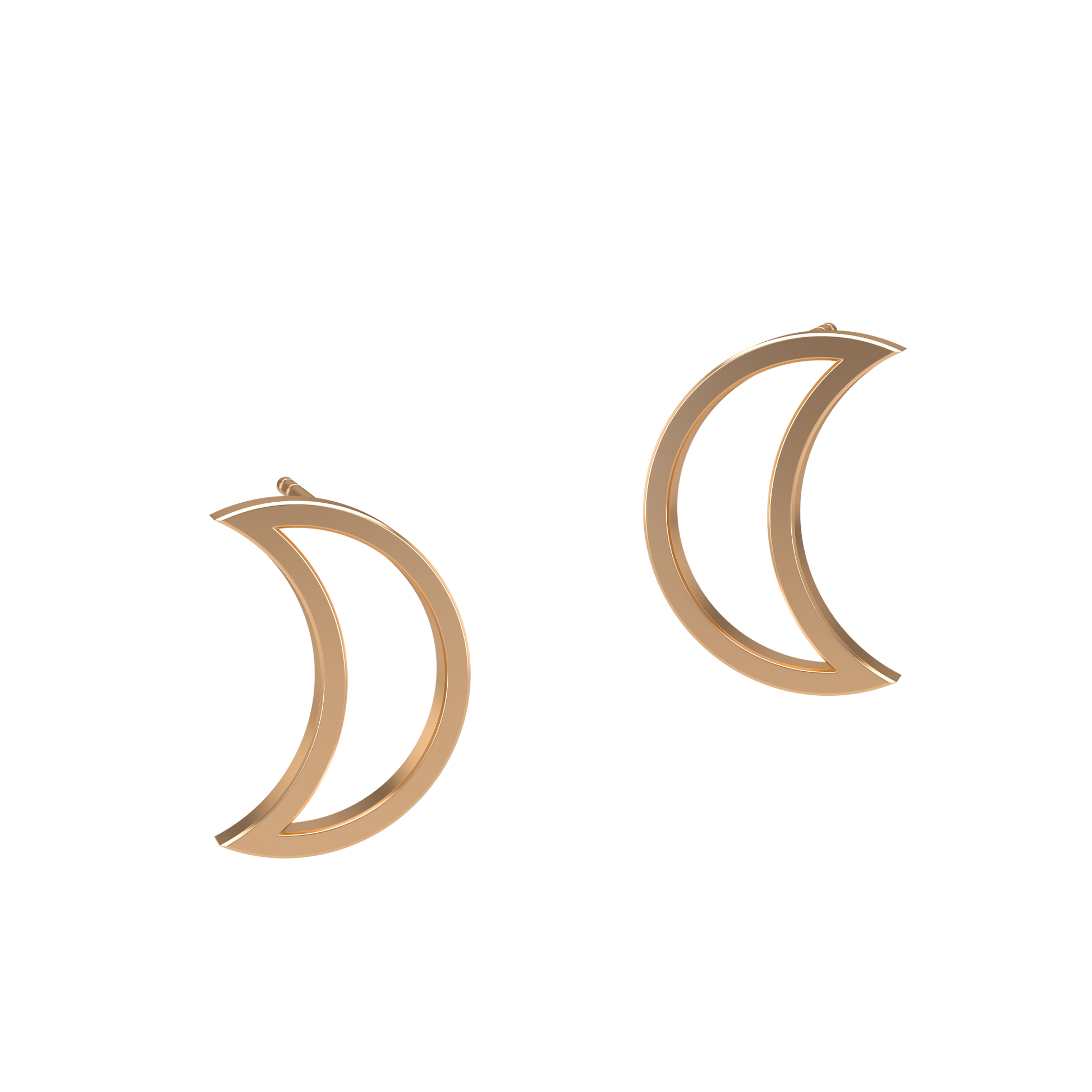 Half Moon Earring - ™ Joaillerie VCL