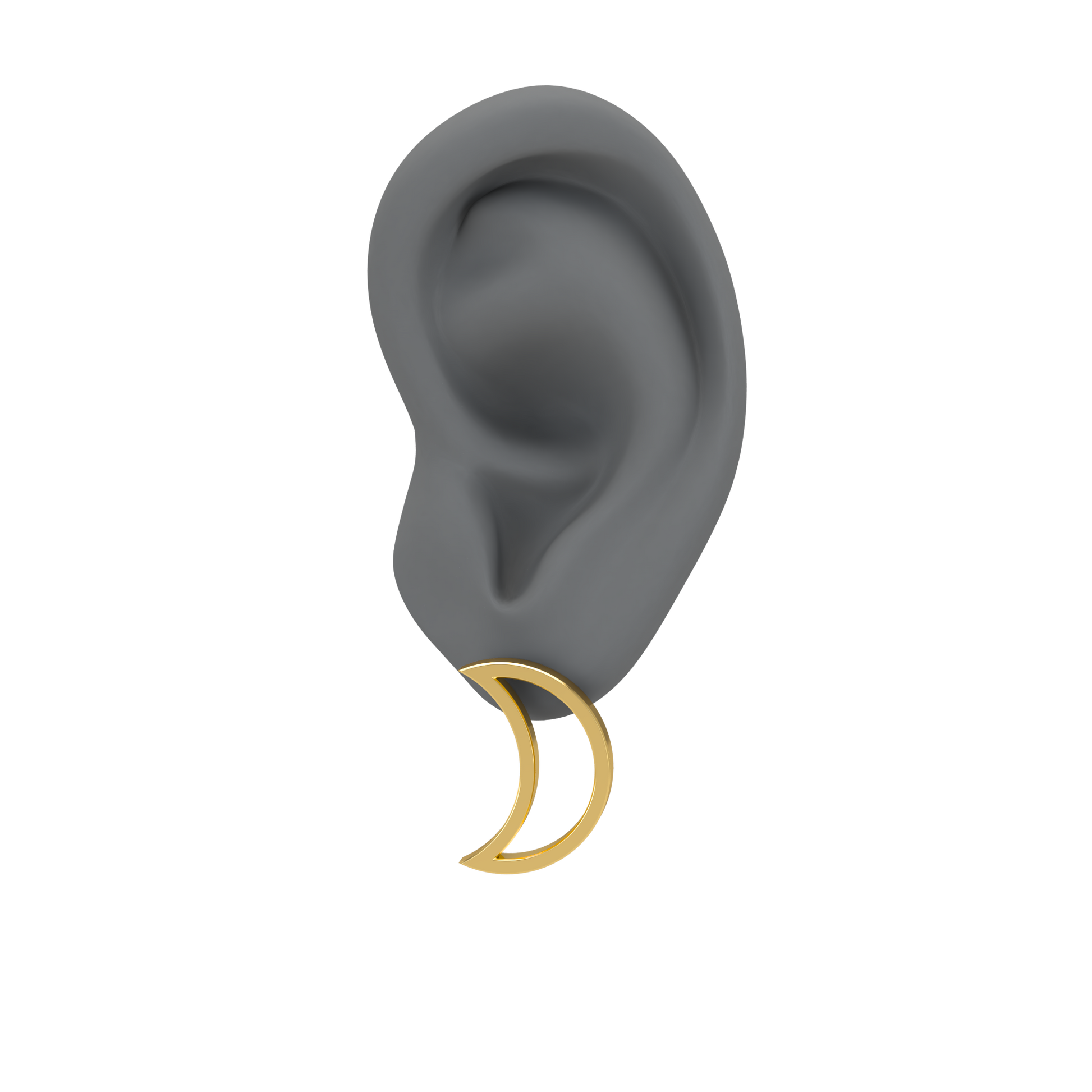 Half Moon Earring - ™ Joaillerie VCL
