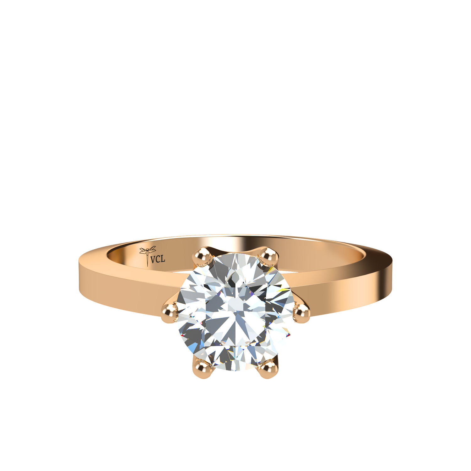 Albany Solitaire Plain 1.00-1.29cts - ™ Joaillerie VCL
