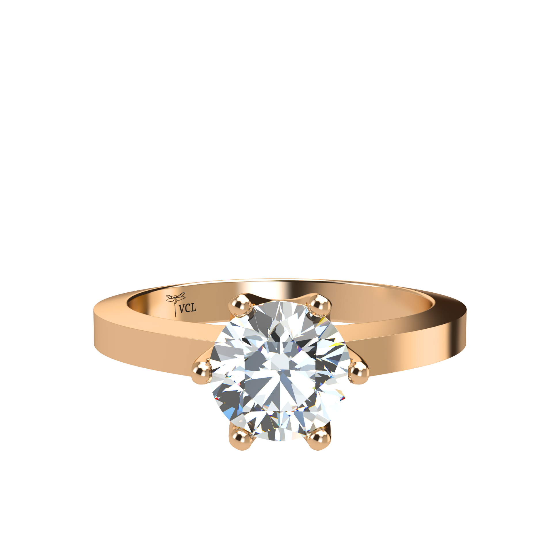 Albany Solitaire Plain 1.00-1.29cts - ™ Joaillerie VCL