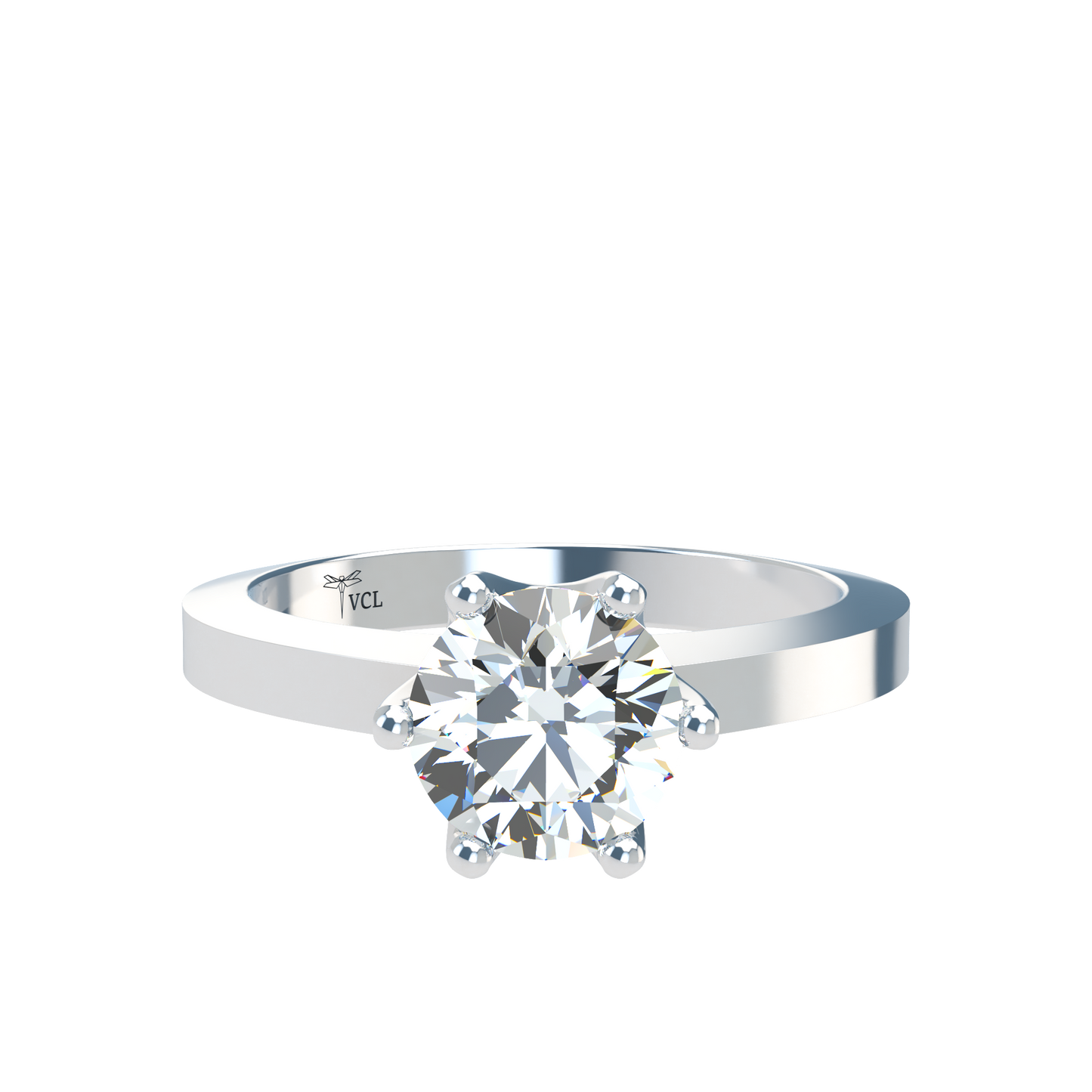 Albany Solitaire Plain 1.00-1.29cts - ™ Joaillerie VCL