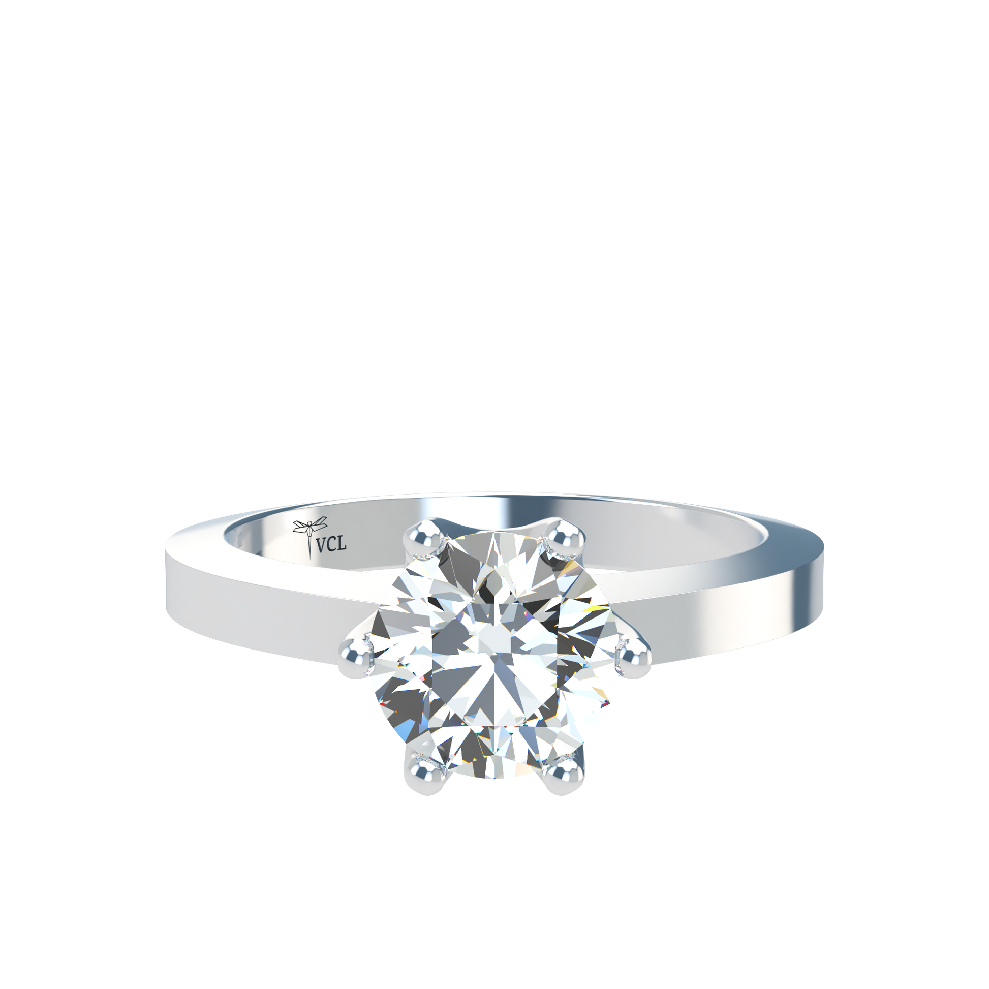 Albany Solitaire Plain 1.00-1.29cts - ™ Joaillerie VCL