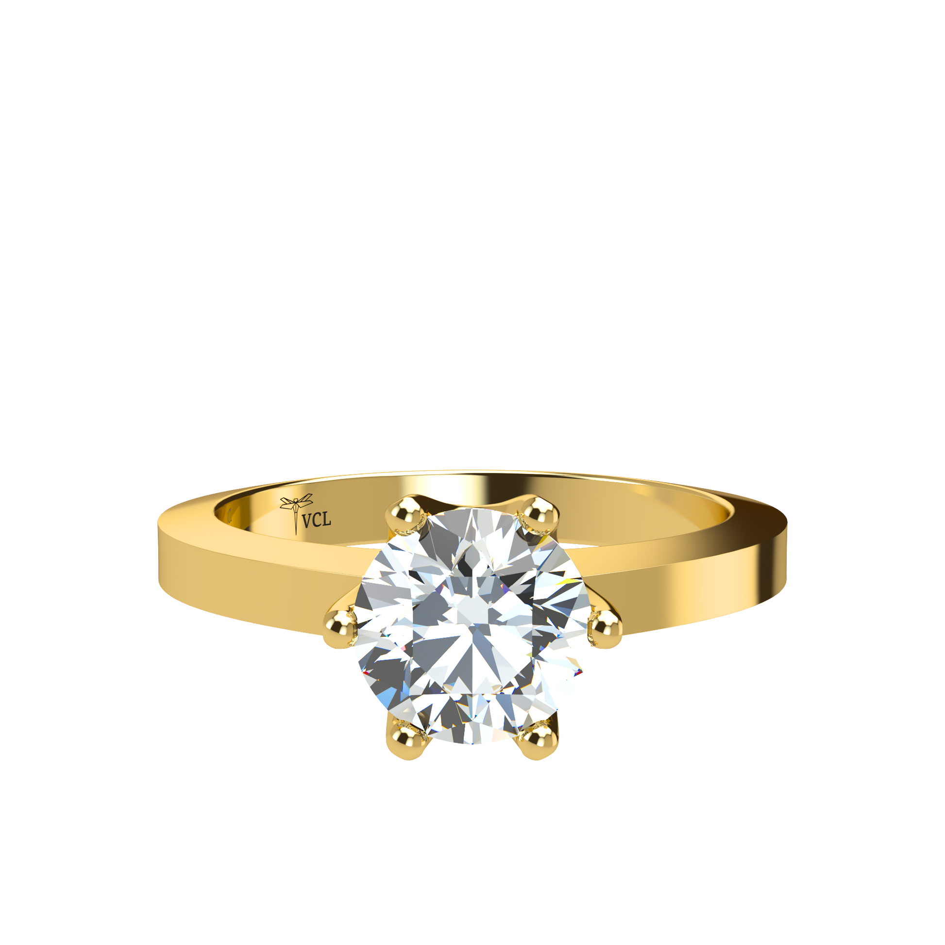 Albany Solitaire Plain 1.00-1.29cts - ™ Joaillerie VCL