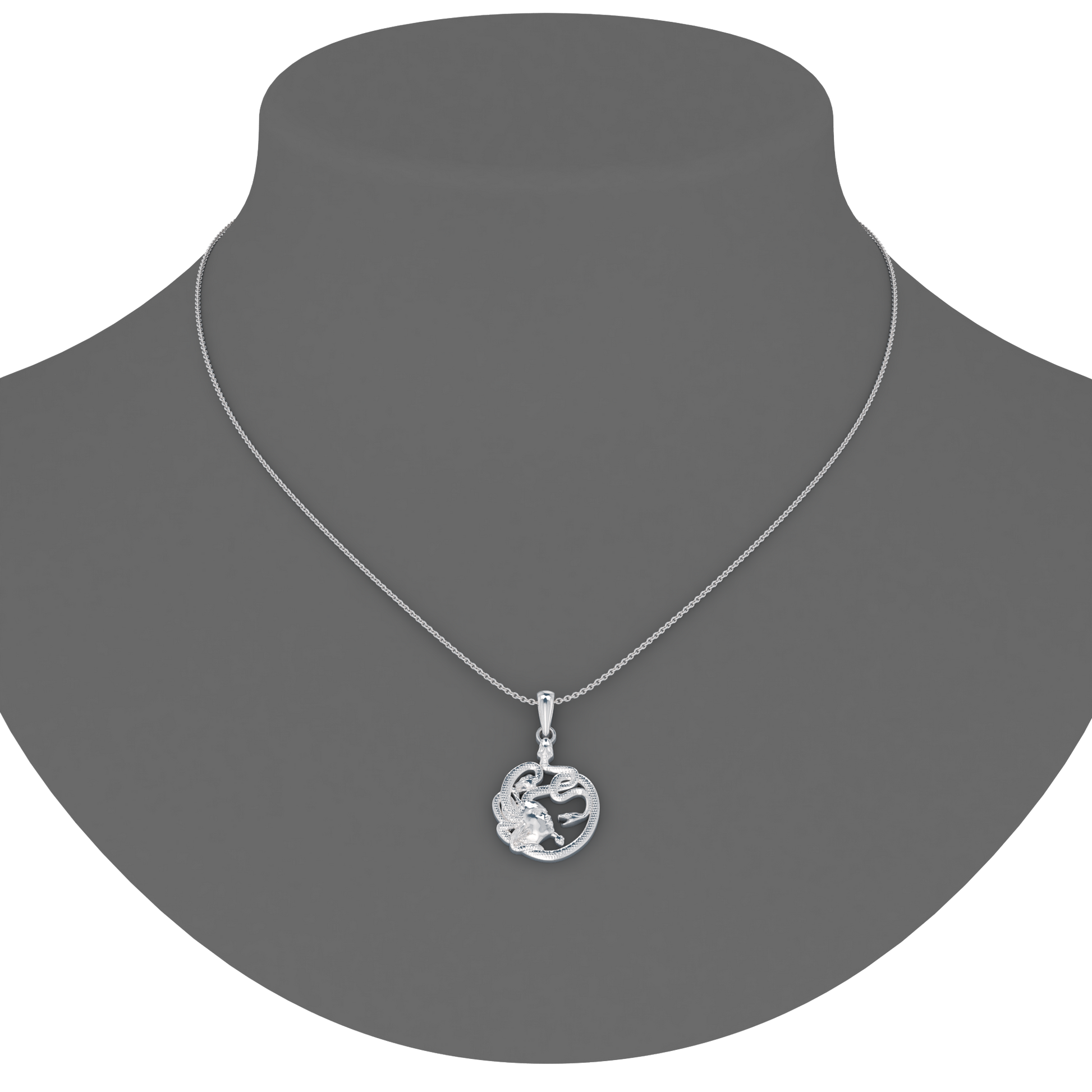 Medusa Pendant - 14kt 18kt gold - ™ Joaillerie VCL