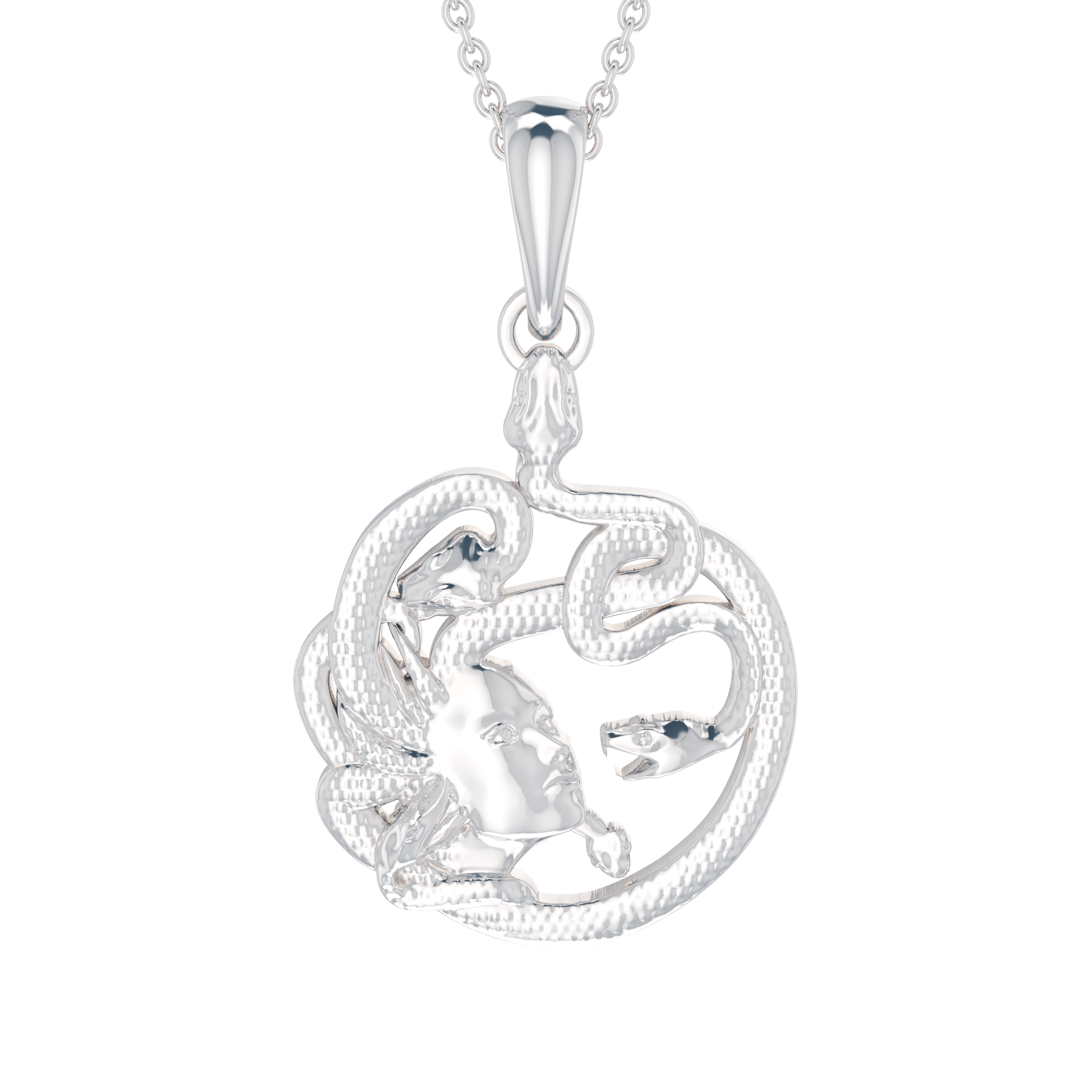 Medusa Pendant - 14kt 18kt gold - ™ Joaillerie VCL