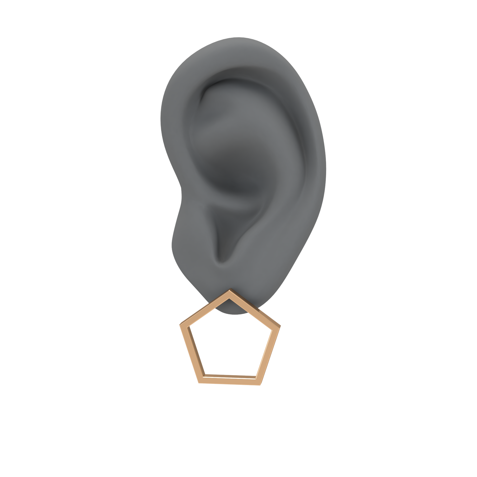 Pentagonal Earring - ™ Joaillerie VCL