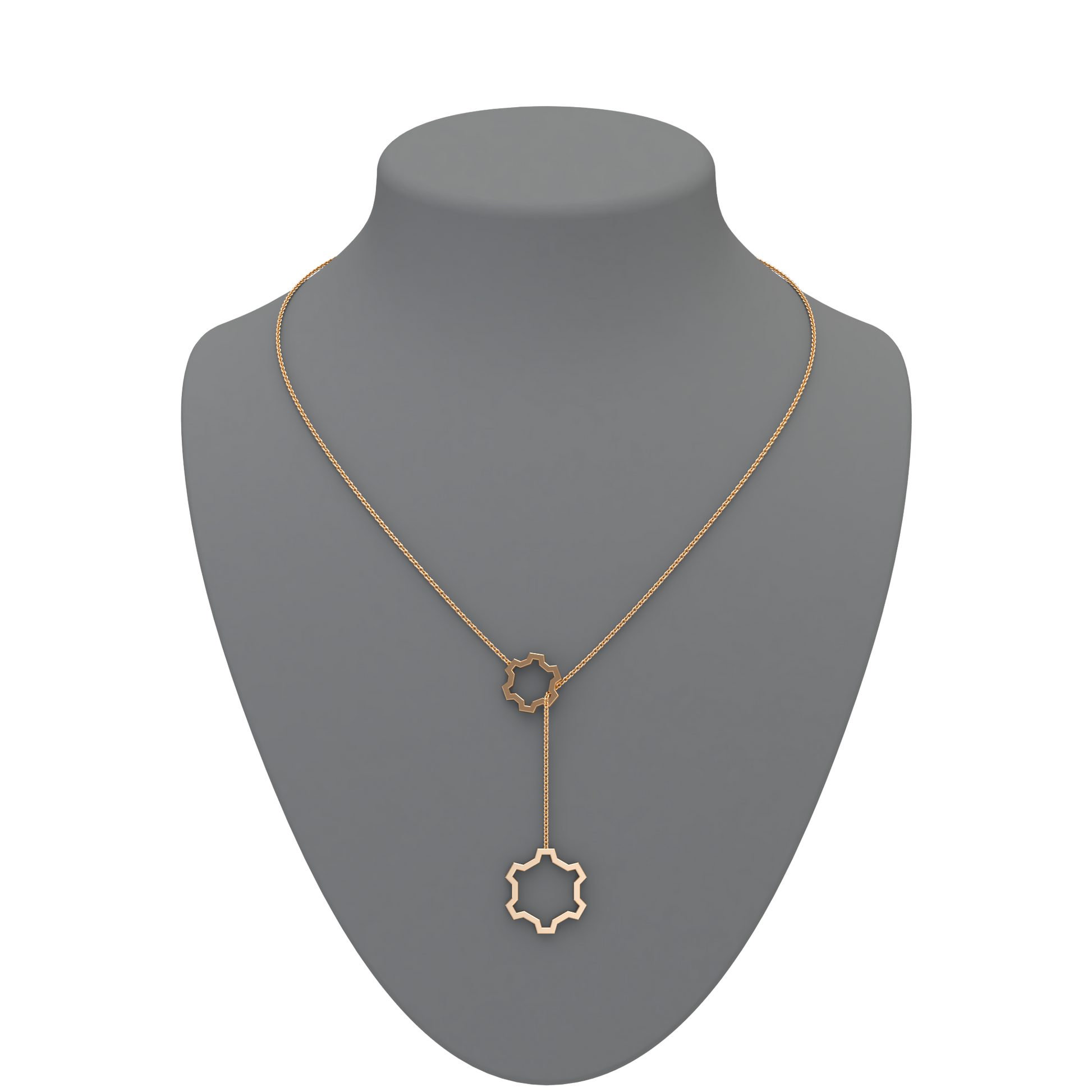 Gear Lariat Necklace - ™ Joaillerie VCL