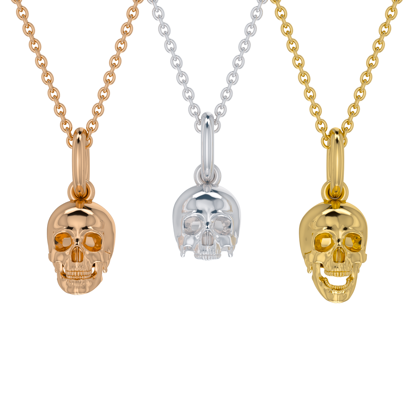 Fancy Human Skull - ™ Joaillerie VCL