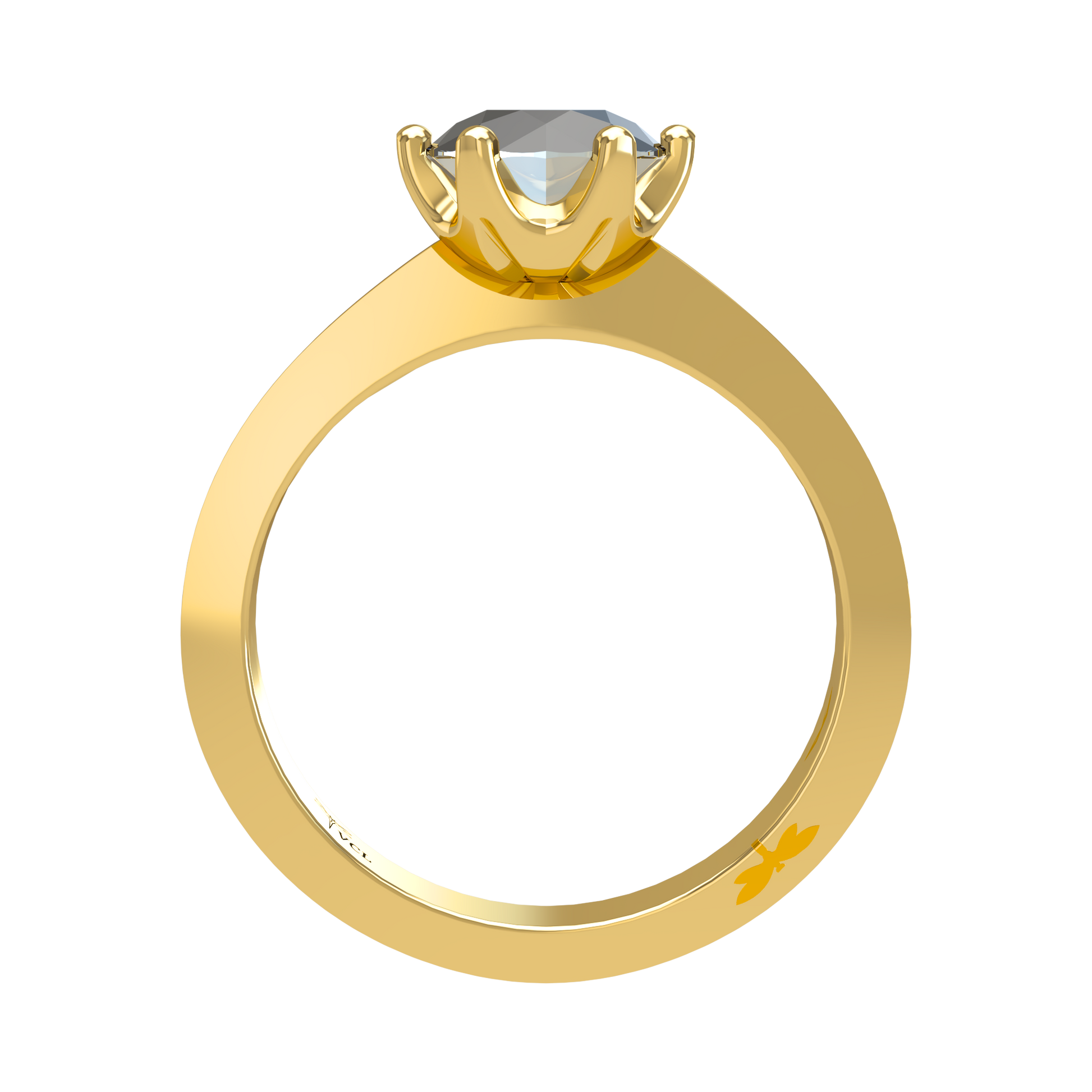 Albany Solitaire Plain 1.00-1.29cts - ™ Joaillerie VCL