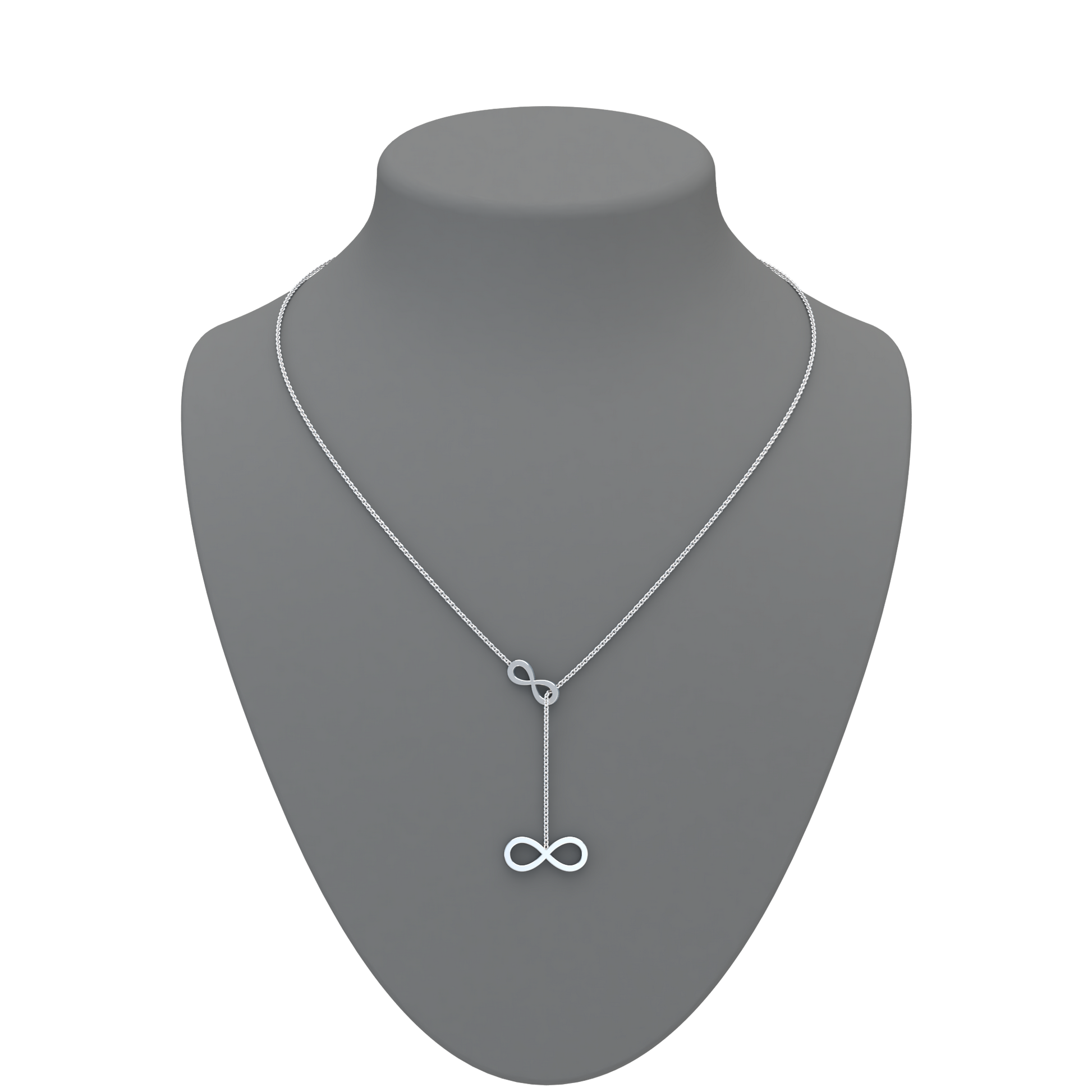 Infinity Lariat Necklace - ™ Joaillerie VCL