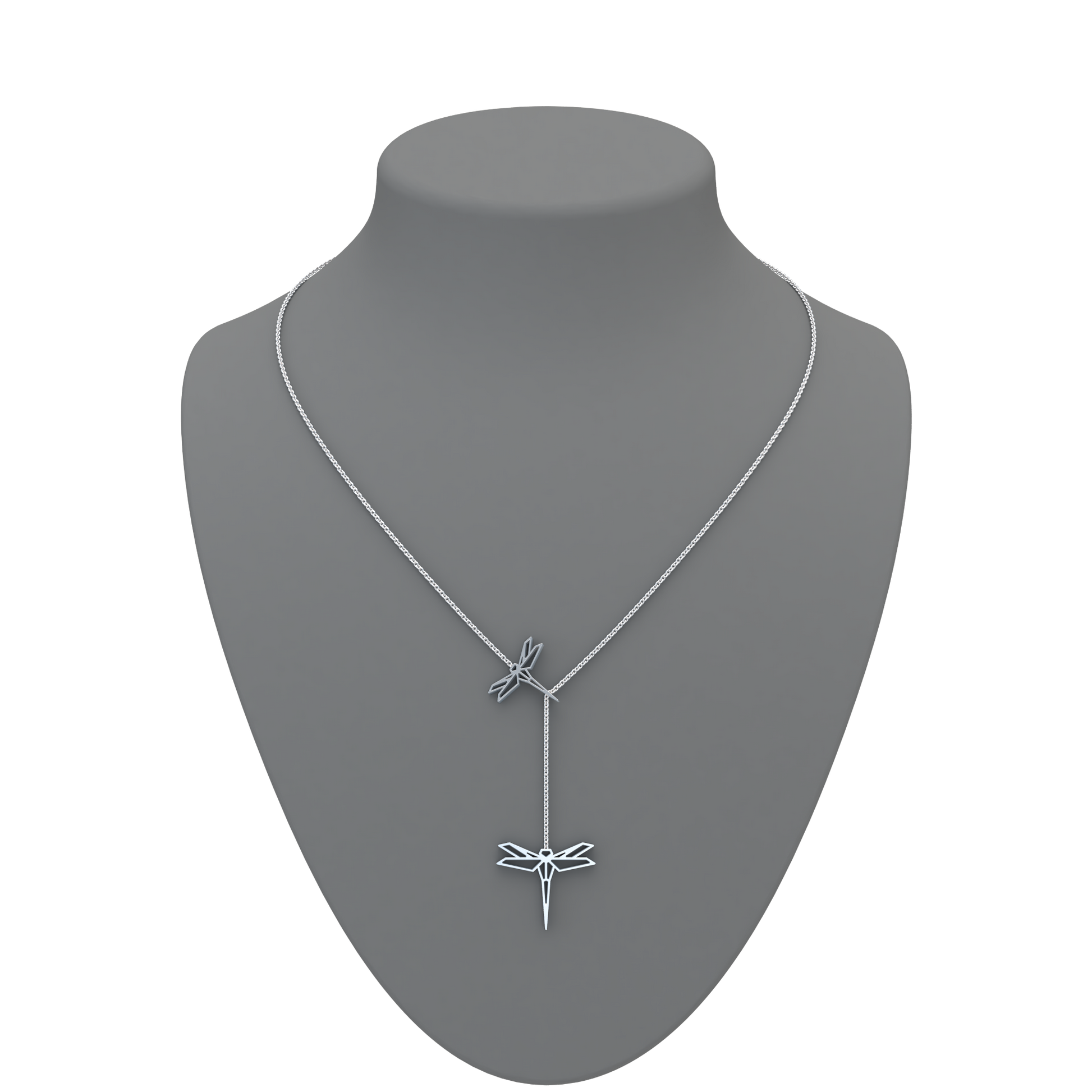 VCL Dragonfly Lariat Necklace - ™ Joaillerie VCL