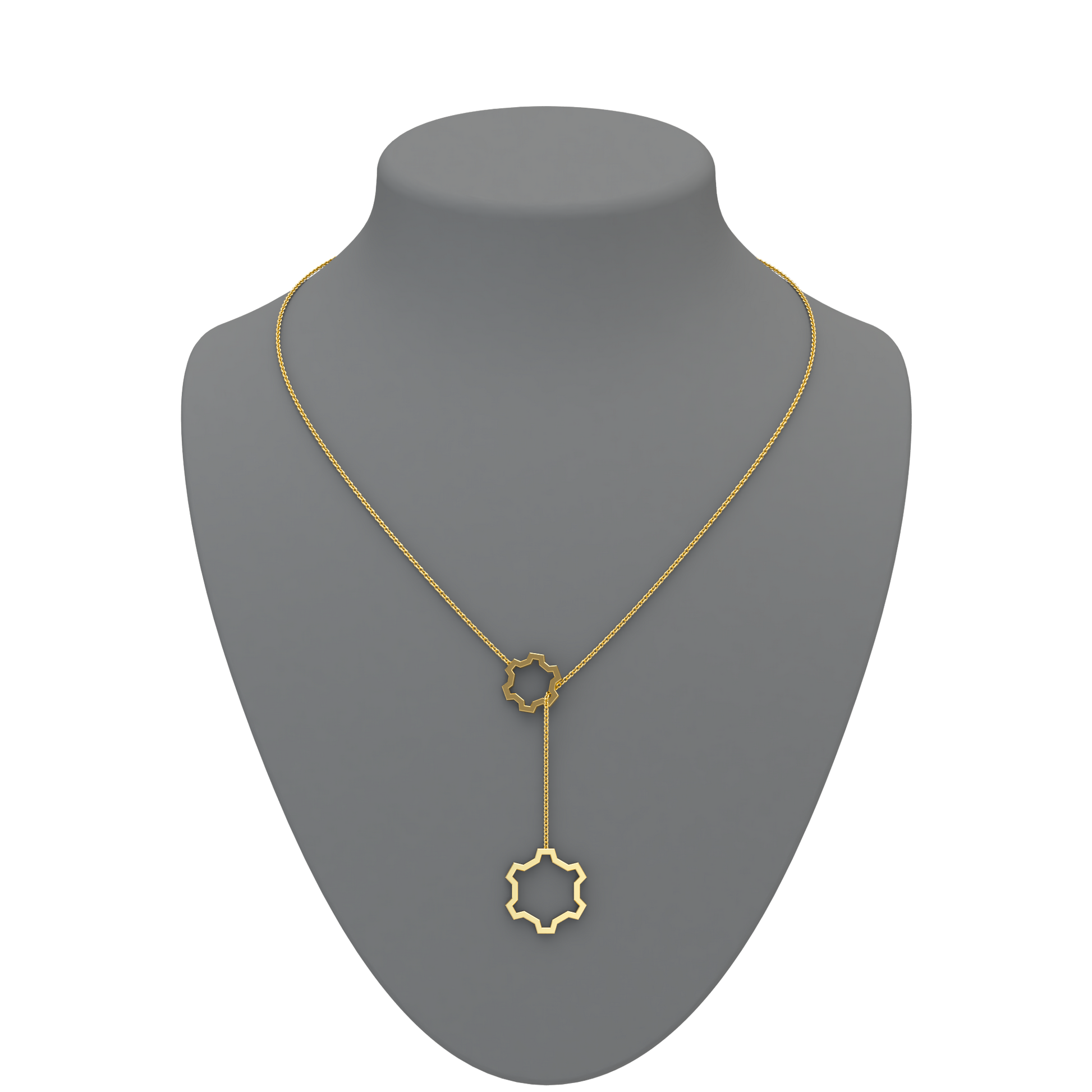 Gear Lariat Necklace - ™ Joaillerie VCL