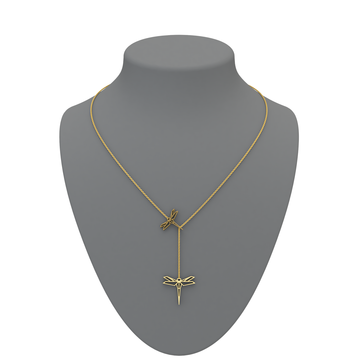 VCL Dragonfly Lariat Necklace - ™ Joaillerie VCL