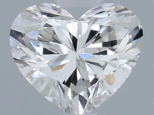 0.66ct Heart Lab Grown Diamond (Colour F, Clarity VS1, IGI Certified)