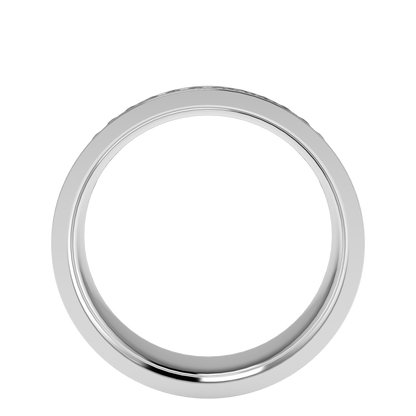 Twisted rope wedding band