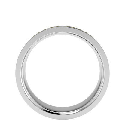 Twisted rope wedding band