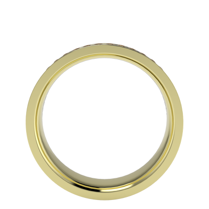 Twisted rope wedding band