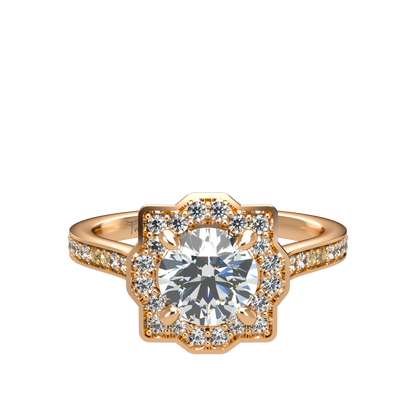 Tara VCL Halo prestige diamond ring