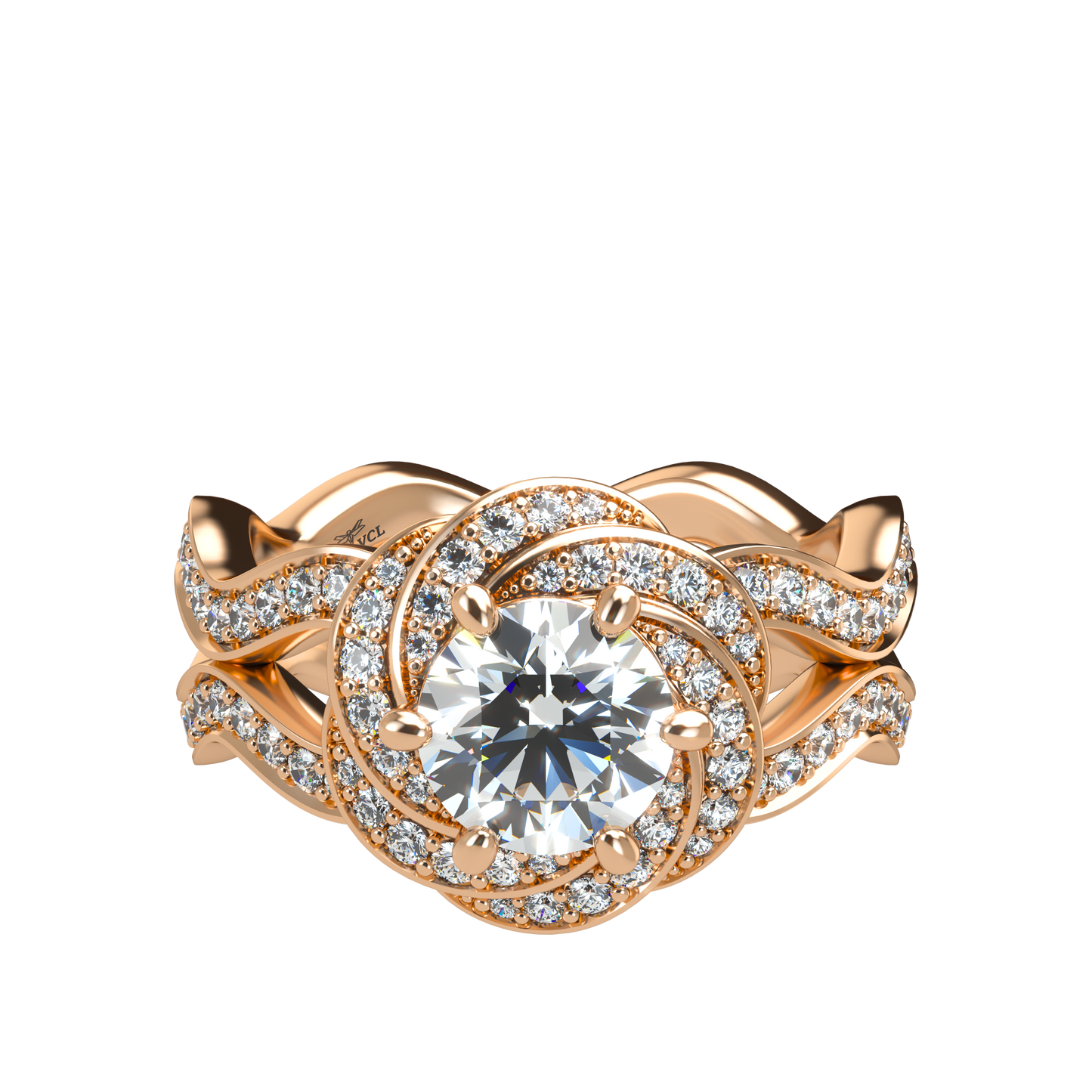 Cupcake VCL Halo prestige diamond Ring