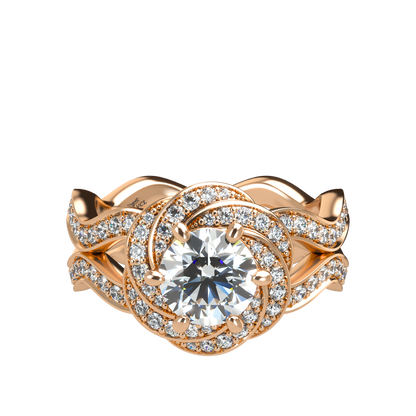 Cupcake VCL Halo prestige diamond Ring
