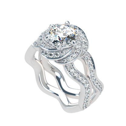 Cupcake VCL Halo prestige diamond Ring