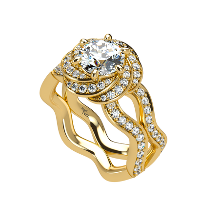 Cupcake VCL Halo prestige diamond Ring