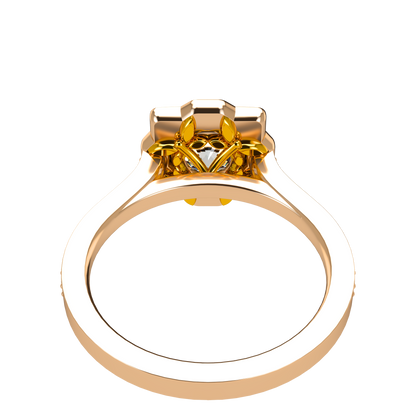 Tara VCL Halo prestige diamond ring