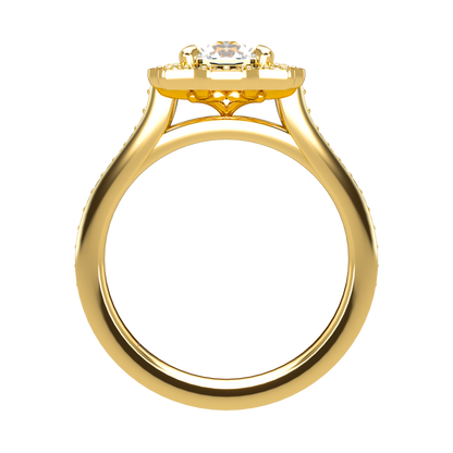 Tara VCL Halo prestige diamond ring