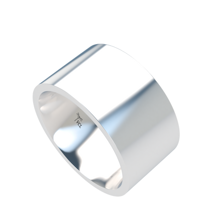 Flat wedding band wide - 2mm to 11mm