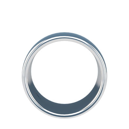 Classic round wedding band wide - 2mm to 11mm