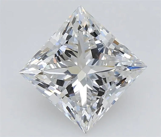2.72ct Princess Lab Grown Diamond (Colour E, Clarity VVS1, GIA Certified)